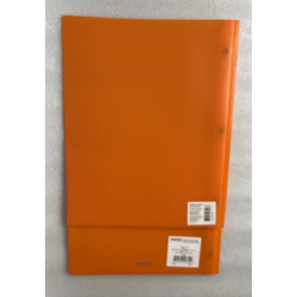 Plastic Poly Folders 2 Pocket w/ Prongs 9.4